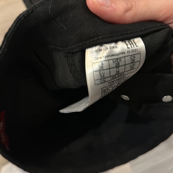 Worn once black shorts - Picture 4 of 4